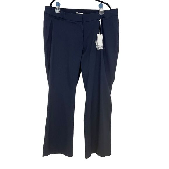Lane Bryant Womens Size 22R The Curvy Allie Navy Blue Pants New NWT - Picture 1 of 5